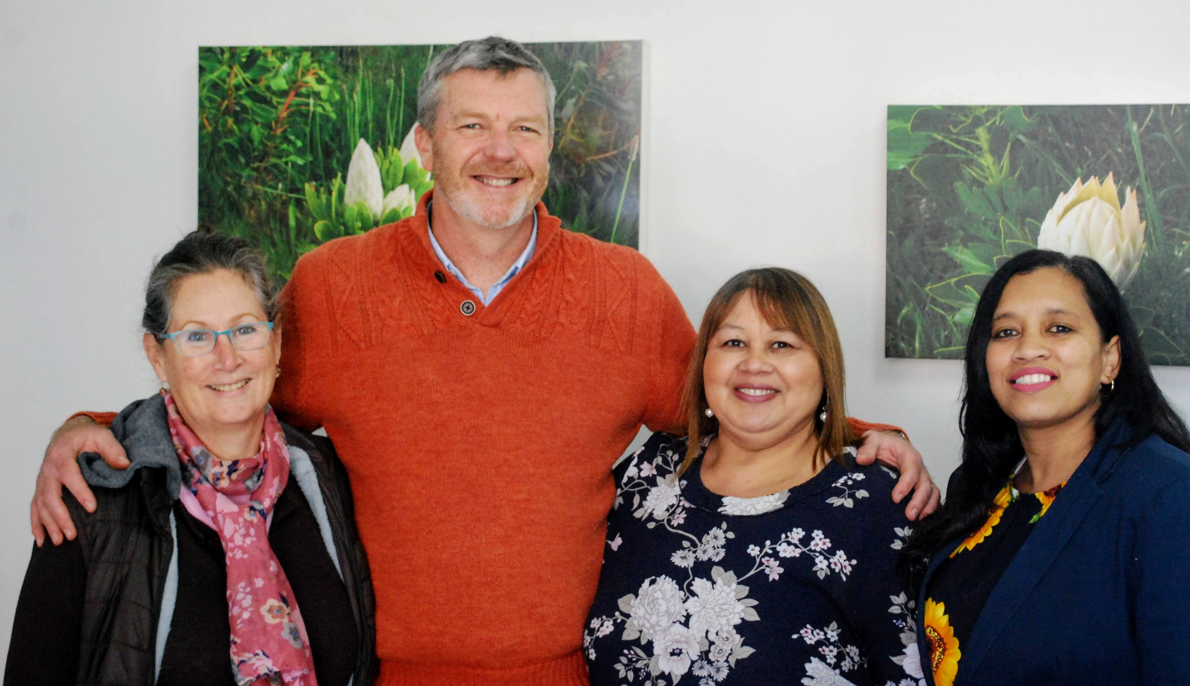 Dr de Klerk and his team